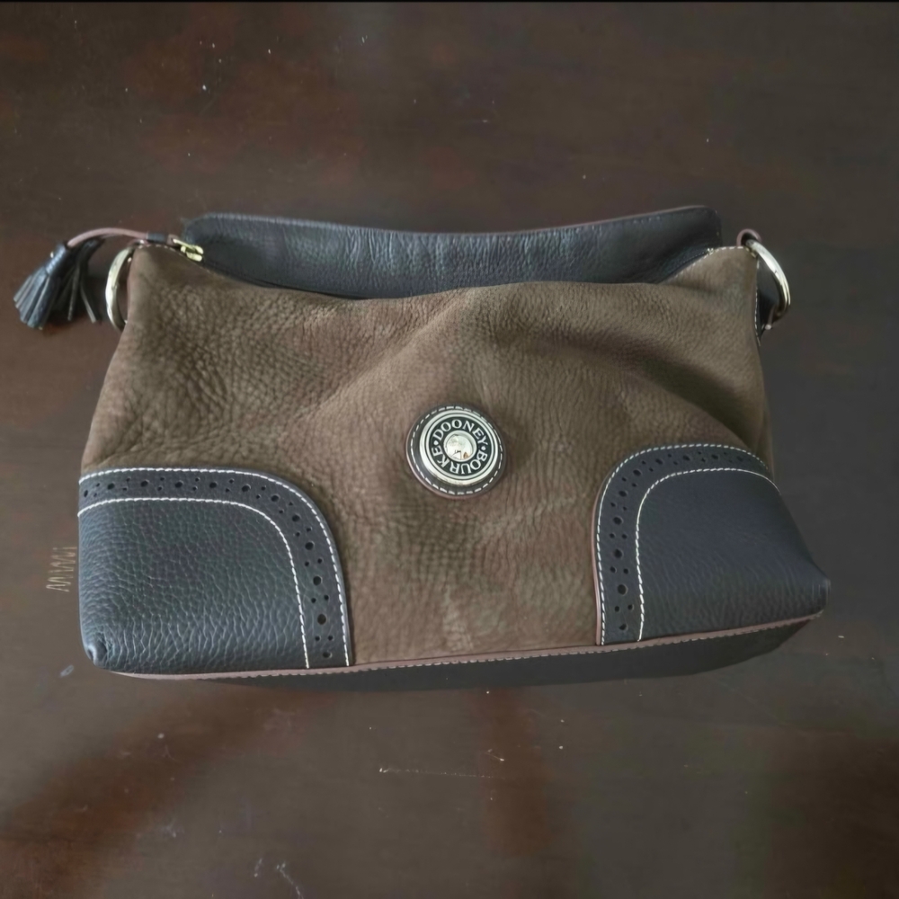 Dooney & Bourke Brown Textured Bag